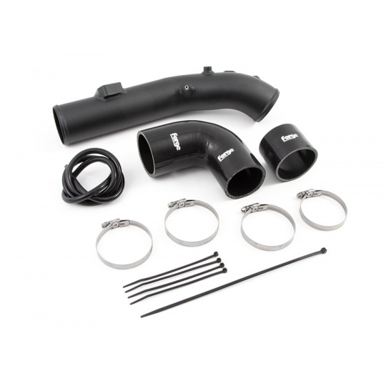 Forge Motorsport boost pipe tlakové vedení k intercooleru pro Hyundai i30N, povrchová úprava: černá