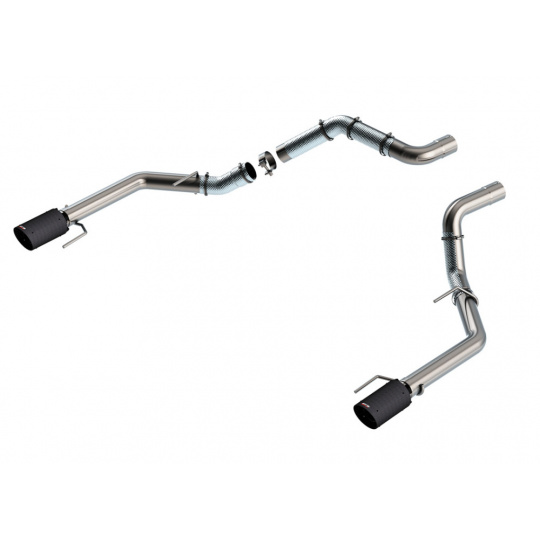 Borla koncový díl pro Ford F-150 Raptor 3.5L V6, automat, 2WD/4WD, CC s SB (5'6'') WB 145,4, r.v. 2021-2024, typ koncovek: karbonové