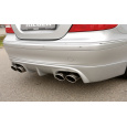 Rieger spoiler pod zadní nárazník pro Mercedes CLK W209 kabriolet, kupé vč. faceliftu r.v. 00/02-06/04, 07/04-, plast ABS bez povrchové úpravy