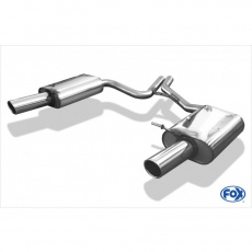Fox Sportauspuff koncový tlumič výfuku s koncovkou 1x90 Typ 16 na obou stranách pro Seat Exeo 2,0l TFSI s motorem 2.0