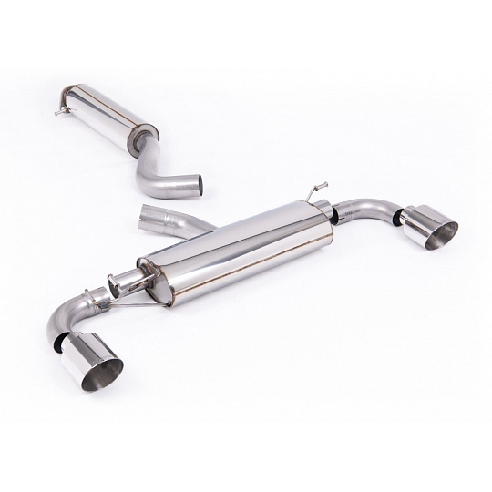 Milltek Sport výfukový systém OPF/GPF Back 3" / 76mm s rezonátorem pro Toyota Yaris Gen2 GR/GR Circuit Pack 1.6T (s OPF/GPF) 2025-, s homologací, typ koncovek: GT-115 leštěné