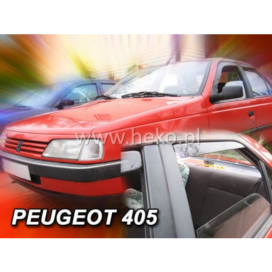 HEKO ofuky oken Peugeot 405 sedan 4dv (1987-1997) přední + zadní