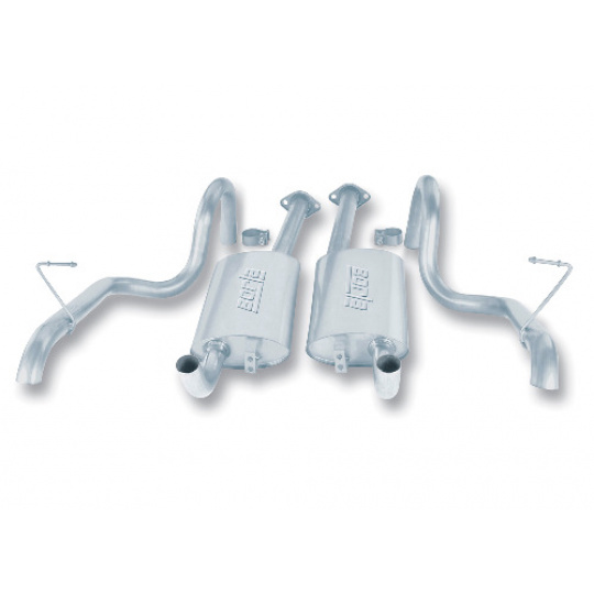 Borla Cat-Back výfukový systém pro Ford Mustang GT 5,0l RWD 2-dvéř. Coupé/Convertible, r.v. od 87-93