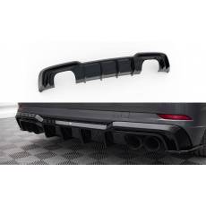 Maxton Design vložka zadního nárazníku pro Audi S3 8V FL, černý lesklý plast ABS, Sportback