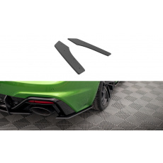 Maxton Design "Street Pro" boční difuzory pod zadní nárazník pro Audi RS5 F5 FL, plast ABS bez povrchové úpravy, s červenou linkou Maxton Design "Street Pro" boční difuzory pod zadní nárazník pro Audi RS5 F5 FL, plast ABS bez povrchové úpravy, s červenou linkou