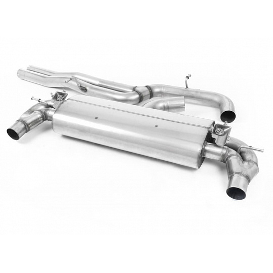 Milltek sport ValveSonic výfukový systém cat-back bez rezonátoru (hlasitější) pro Audi TT Mk3 TTRS 2.5TFSI Quattro (s OPF/GPF) 2019-2024, typ koncovek: oválné černé