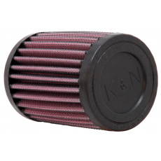 K&N univerzální kulatý filtr se vstupem 38 mm a výškou 102 mm, gumový vrchlík