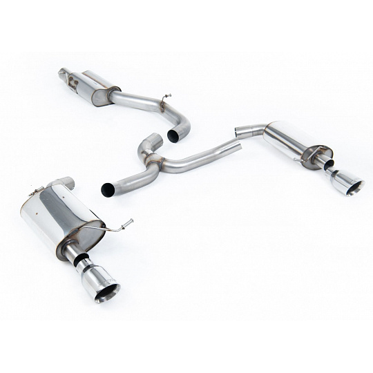 Milltek Sport výfukový systém cat-back s rezonátorem (tišší) pro Volkswagen Golf Mk7 2.0TFSI Alltrack / Estate / Station Wagon / Combi 4-Motion 2016-2021, typ koncovek: GT-100 leštěné Milltek Sport výfukový systém cat-back s rezonátorem (tišší) pro Volkswagen Golf Mk7 2.0TFSI Alltrack / Estate / Station Wagon / Combi 4-Motion 2016-2021, typ koncovek: GT-100 leštěné