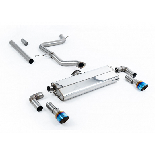 Milltek Sport výfukový systém cat-back bez rezonátoru (hlasitější) GTI Dual Outlet Style pro Volkswagen Golf Mk7.5 1.5TSI Evo GT, R-Line (s i bez GPF/OPF) 2017-2021, typ koncovek: GT-100 titanové modré Milltek Sport výfukový systém cat-back bez rezonátoru (hlasitější) GTI Dual Outlet Style pro Volkswagen Golf Mk7.5 1.5TSI Evo GT, R-Line (s i bez GPF/OPF) 2017-2021, typ koncovek: GT-100 titanové modré