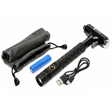 TA Technix bezpečnostní kladívko s řezačkou a svítilnou