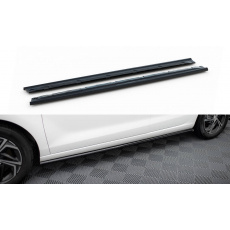 Maxton Design difuzory pod boční prahy pro Hyundai I30 MK3 Facelift, černý lesklý plast ABS