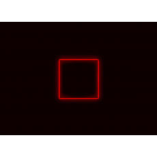 Kompletní LED čtyřhranné svítidlo červené, rozměr: 1 element 117 x 117 cm Kompletní LED čtyřhranné svítidlo červené, rozměr: 1 element 117 x 117 cm