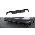 Maxton Design vložka zadního nárazníku pro Audi S7 C8, černý lesklý plast ABS