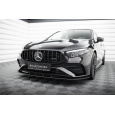 Maxton Design "Street Pro" spoiler pod přední nárazník pro Mercedes třída A W177 Facelift A35 AMG, plast ABS bez povrchové úpravy, Hatchback/Sedan