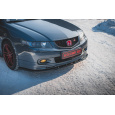 Maxton Design spoiler pod přední nárazník ver.2 pro Honda Accord Mk7 Type-S, černý lesklý plast ABS
