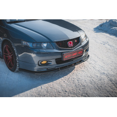 Maxton Design spoiler pod přední nárazník ver.2 pro Honda Accord Mk7 Type-S, černý lesklý plast ABS