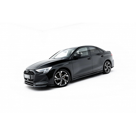 Maxton Design difuzory pod boční prahy pro Audi A3 8Y Facelift, černý lesklý plast ABS, Sedan Maxton Design difuzory pod boční prahy pro Audi A3 8Y Facelift, černý lesklý plast ABS, Sedan