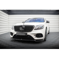 Maxton Design spoiler pod přední nárazník pro Mercedes třída S W222 AMG-Line Facelift, černý lesklý plast ABS Maxton Design spoiler pod přední nárazník pro Mercedes třída S W222 AMG-Line Facelift, černý lesklý plast ABS
