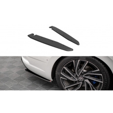 Maxton Design "Street Pro" boční difuzory pod zadní nárazník pro Volkswagen Arteon R, plast ABS bez povrchové úpravy, s červenou linkou