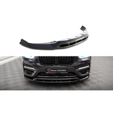 Maxton Design spoiler pod přední nárazník pro BMW X3 G01, černý lesklý plast ABS