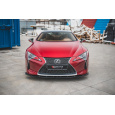 Maxton Design spoiler pod přední nárazník pro Lexus LC, černý lesklý plast ABS