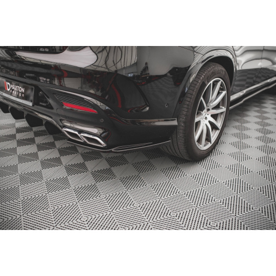 Maxton Design boční difuzory pod zadní nárazník ver.1 pro Mercedes GLE Coupe C292, černý lesklý plast ABS, Coupe AMG