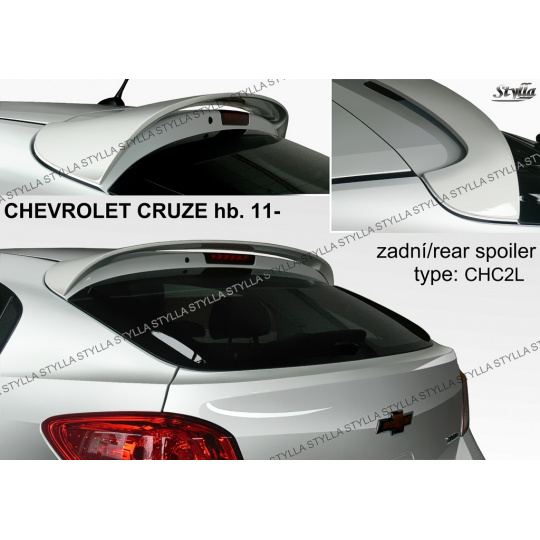 Stylla spoiler zadních dveří Chevrolet Cruze htb (od 2011) horní