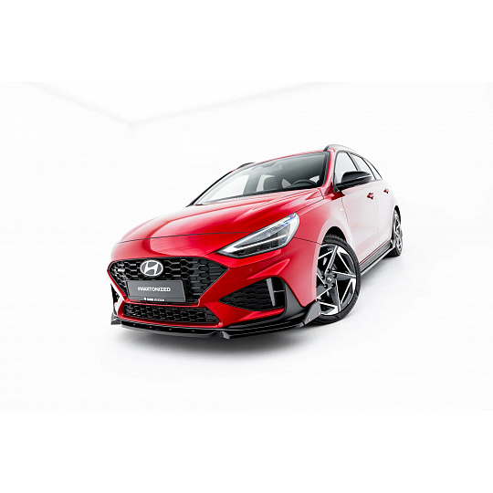 Maxton Design spoiler pod přední nárazník ver.1 s křidélky pro Hyundai i30 N-Line MK3 Facelift, černý lesklý plast ABS Maxton Design spoiler pod přední nárazník ver.1 s křidélky pro Hyundai i30 N-Line MK3 Facelift, černý lesklý plast ABS