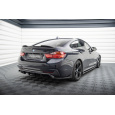 Maxton Design středový spoiler pod zadní nárazník s žebrováním pro BMW řada 4 F36, černý lesklý plast ABS, M-pack