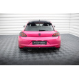 Maxton Design vložka zadního nárazníku ver.1 pro Volkswagen Scirocco Mk3, černý lesklý plast ABS