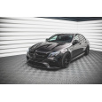 Maxton Design spoiler pod přední nárazník ver.3 pro Mercedes třída E W213/E63 AMG/Estate, černý lesklý plast ABS