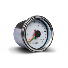 Autogauge přídavný ukazatel tlaku vzduchu dvouručičkový bílý 52 mm, do 10 bar Autogauge přídavný ukazatel tlaku vzduchu dvouručičkový bílý 52 mm, do 10 bar