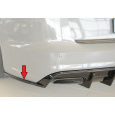 Rieger spoiler pod zadní nárazník na levé straně pro Audi A6 4G, C7 sedan r.v. 09/14-, plast ABS lakovaný do černé lesklé barvy