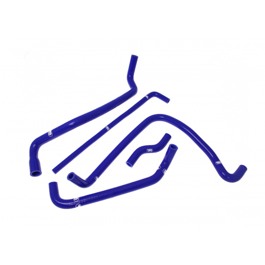 Samco Sport 5-dílná sada silikonových hadic pro vedení chladicí kapaliny pro Ford Sierra/Sapphire Cosworth 2WD 1986 - 1990, barva: modrá