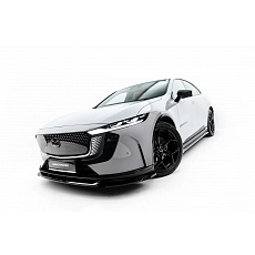 Maxton Design spoiler pod přední nárazník pro Mazda 6e Mk1, černý lesklý plast ABS