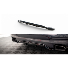 Maxton Design středový spoiler pod zadní nárazník s žebrováním pro BMW X3 G01, plast ABS bez povrchové úpravy, M40d Maxton Design středový spoiler pod zadní nárazník s žebrováním pro BMW X3 G01, plast ABS bez povrchové úpravy, M40d
