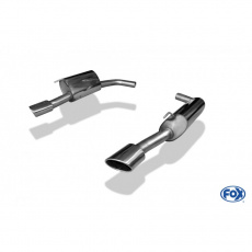 Fox Sportauspuff s koncovkou 115x85 Typ 38 na obou stranách pro Jaguar XKR s motorem 4.2
