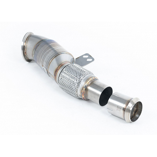Milltek Sport downpipe a Hi-Flow sportovní katalyzátor pro Toyota Supra A90 Coupe 3.0 Turbo (UK/EU s OPF/GPF) - Auto/Manual 2019-2024