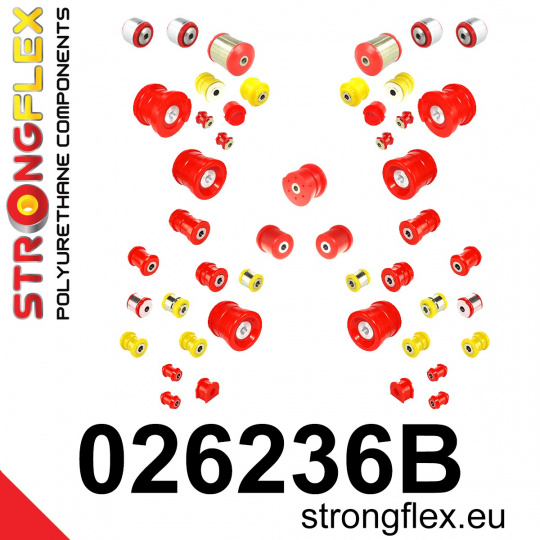 026236B: Strongflex Kompletní sada silentbloků pro zavěšení