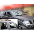 HEKO ofuky oken Nissan Navara Pickup 4dv (2005-2014) přední + zadní