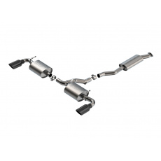 Borla Cat-Back výfukový systém "S-Type" pro Toyota RAV4 2,5L 4Cyl., automat, 4WD, r.v. 2019-2025, mimo HYBRID modely, barva koncovek: černé