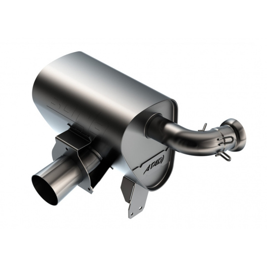 Borla Cat-Back výfukový systém "ATAK" pro Can-Am Maverick X3 900cc Turbo automat, 2WD/4WD, 2/4 místné, r.v. 2017-2023, typ koncovek: chromové