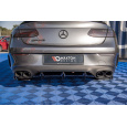 Maxton Design vložka zadního nárazníku pro Mercedes třída E W213/Coupe (C238)/E53 AMG, černý lesklý plast ABS