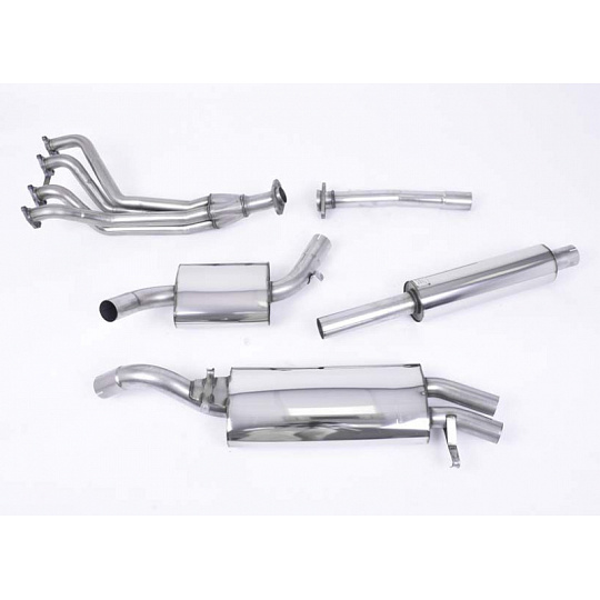 Milltek Sport kompletní výfukový systém pro Volkswagen Golf Mk2 GTI 8v 1984-1992, typ koncovek: leštěné Milltek Sport kompletní výfukový systém pro Volkswagen Golf Mk2 GTI 8v 1984-1992, typ koncovek: leštěné