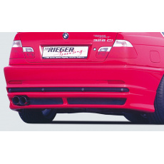 Rieger spoiler pod zadní nárazník pro BMW řada 3 E46 kupé před faceliftem r.v. 02/98-12/01, plast ABS bez povrchové úpravy