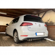 Fox Sportauspuff koncový tlumič výfuku s koncovkou 2x80 Typ 25 pro Volkswagen Golf VII 2014- s motorem 1.4