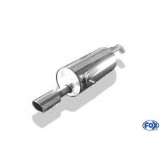 Fox Sportauspuff koncový tlumič výfuku s koncovkou 1x90 Typ 16 pro Citroen DS3 s motorem 1.2, 1.4, 1.4 HDi, 1.6, 1.6 HDi