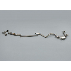 Milltek Sport výfukový systém Turbo-back vč. Hi-Flow sportovního katalyzátoru pro Renault / Alpine Megane II Renaultsport 230 Renault F1 Team R26 / R26R 2006-2009