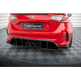 Maxton Design "Street Pro" boční difuzory pod zadní nárazník pro Honda Civic Mk11 Type-R, plast ABS bez povrchové úpravy