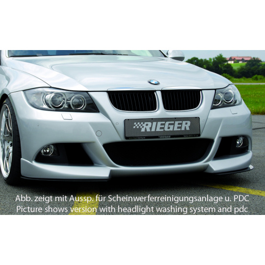 Rieger přední nárazník pro BMW řada 3 E90, E91 sedan, touring před faceliftem, plast ABS bez povrchové úpravy